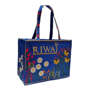 tote bag blue colour