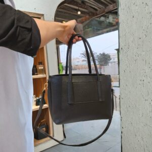leather bag black colour